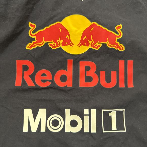 Puma Red Bull F1 Racing Aston Martin Full Button Down Polo Shirt Men's Medium - Picture 15 of 16